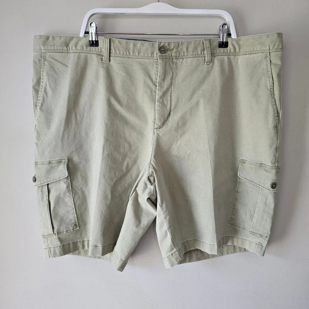 Tommy Bahama Mens Boracay Bay Cargo Shorts Khaki Green‎ 46RG BT890012 New